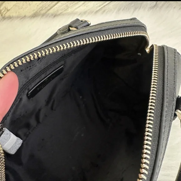 NWT KATE SPADE KF493 MADISON LEATHER SMALL DUFFLE SATCHEL CROSSBODY BAG BLACK - Picture 4 of 4